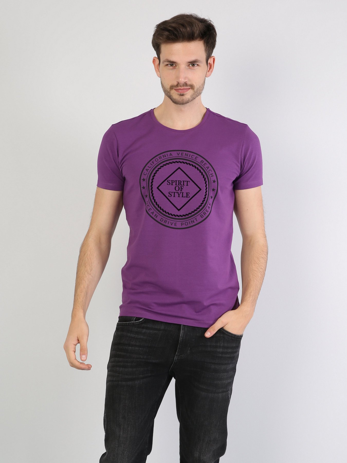 Футболки и поло Colin’s модель CL1040646PRP Фото