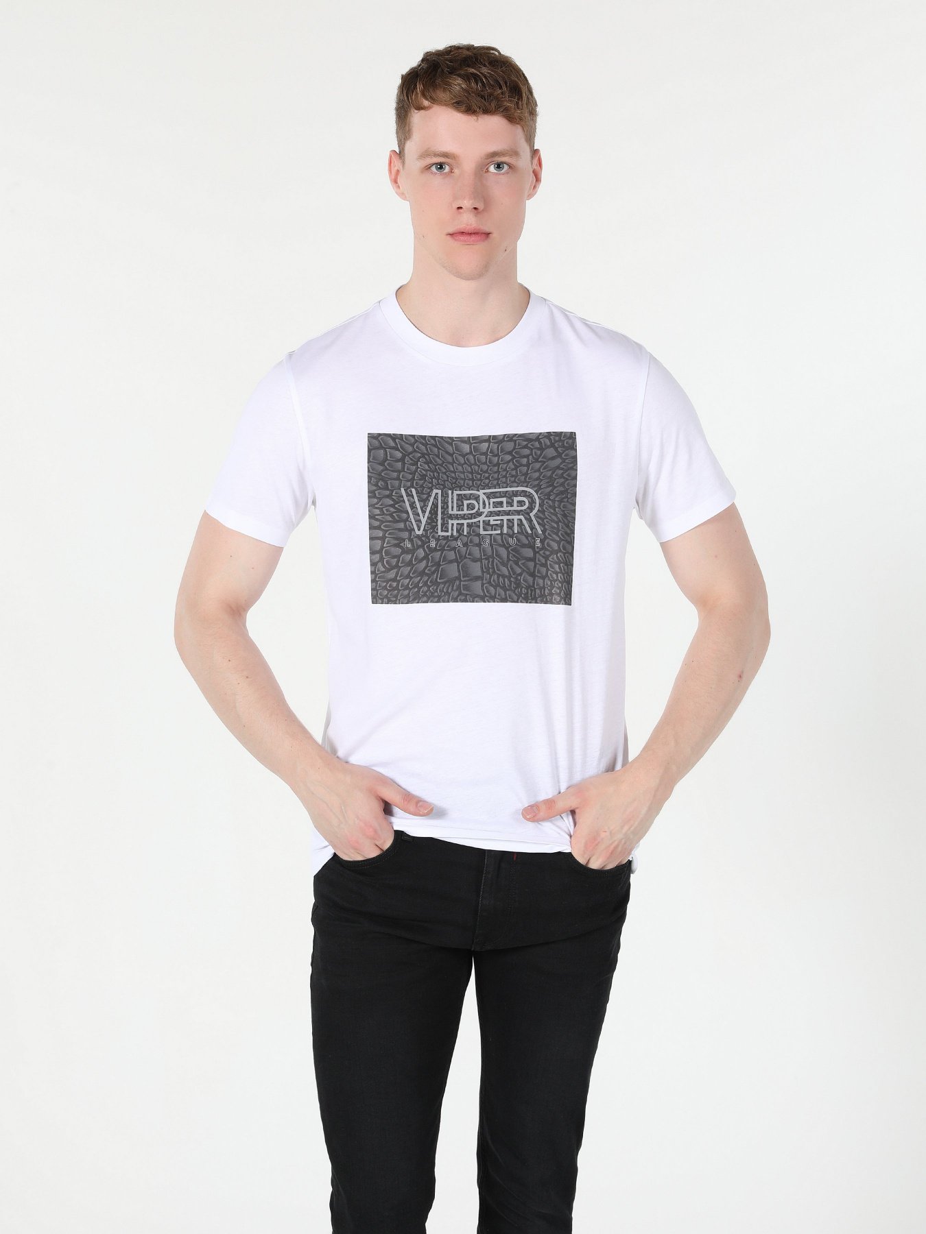 Футболка Colin’s модель CL1059642WHT Фото