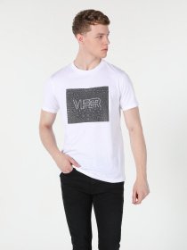 Футболка Colin’s модель CL1059642WHT Фото