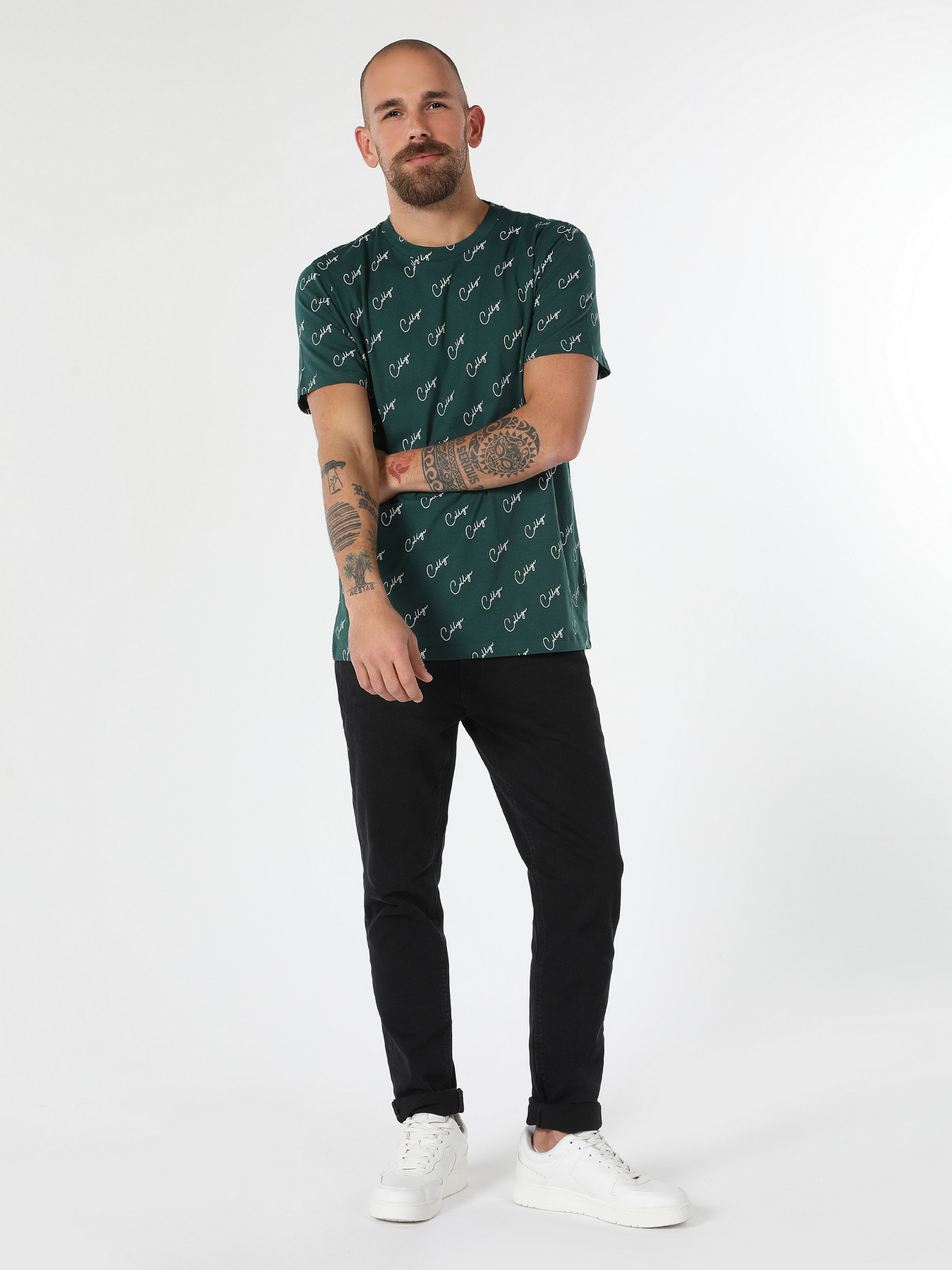 Футболка Colin’s модель CL1059680GRE Фото