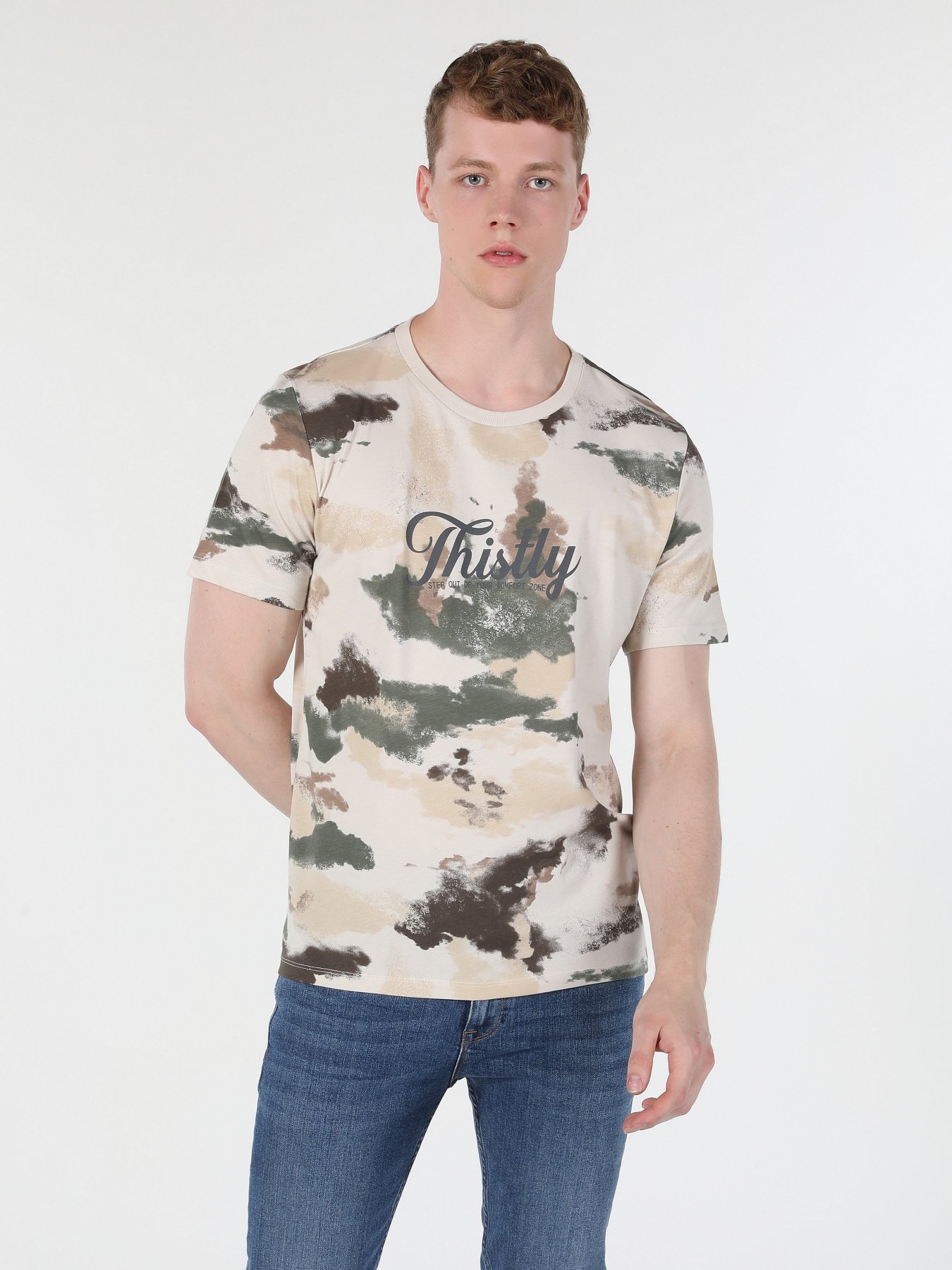 Футболка Colin’s модель CL1059876BEI Фото