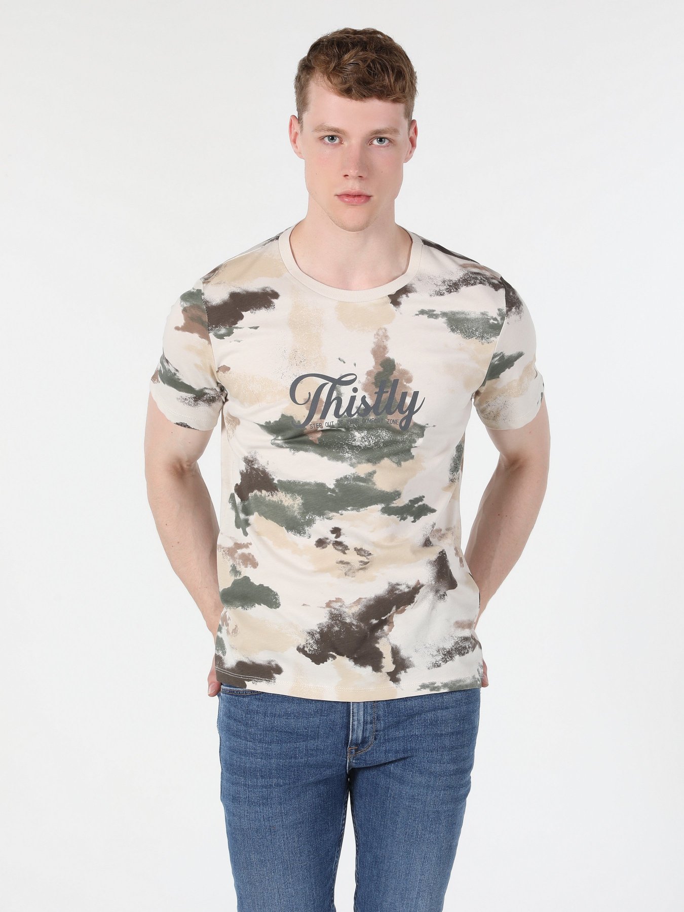 Футболка Colin’s модель CL1059876BEI Фото