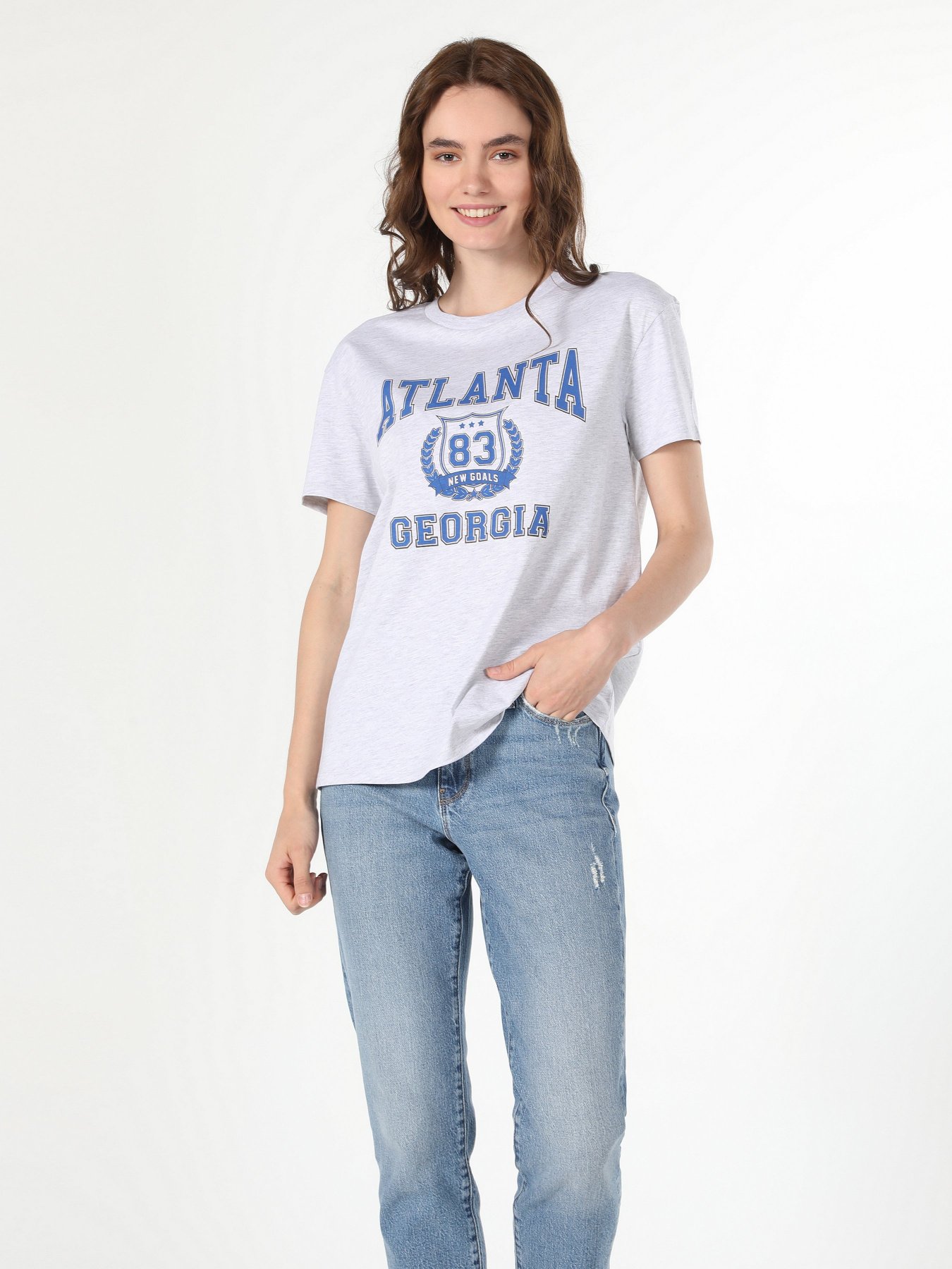 Футболка Colin’s модель CL1060178LGM Фото