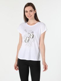 Футболка Colin’s модель CL1060203WHT Фото