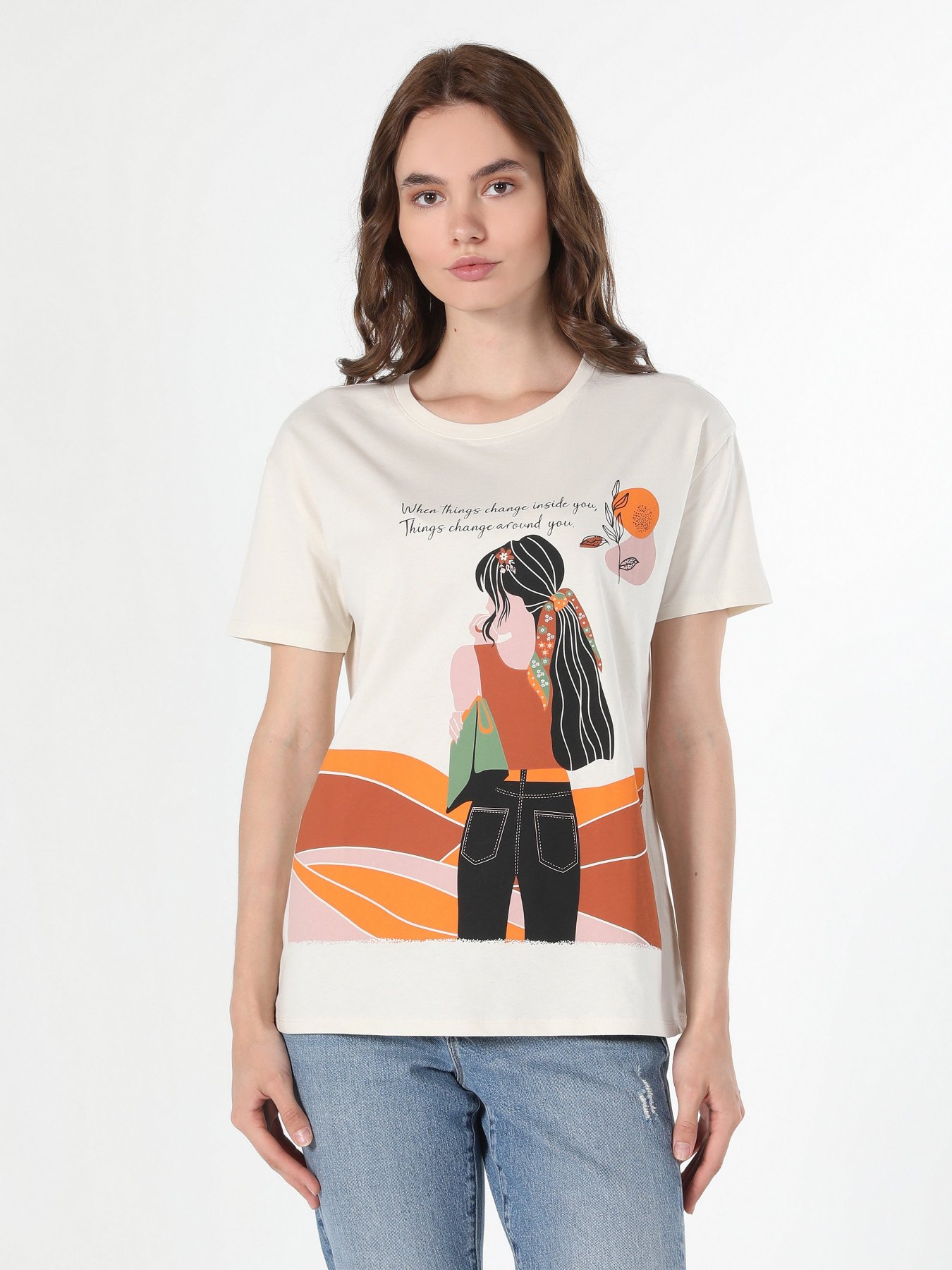 Футболка Colin’s модель CL1060351OFW Фото