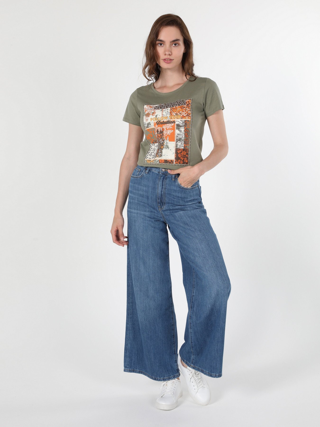 Футболка Colin’s модель CL1060355KHA Фото