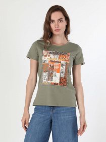 Футболка Colin’s модель CL1060355KHA Фото