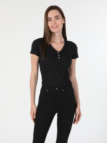 Футболка Colin’s модель CL1060447BLK Фото