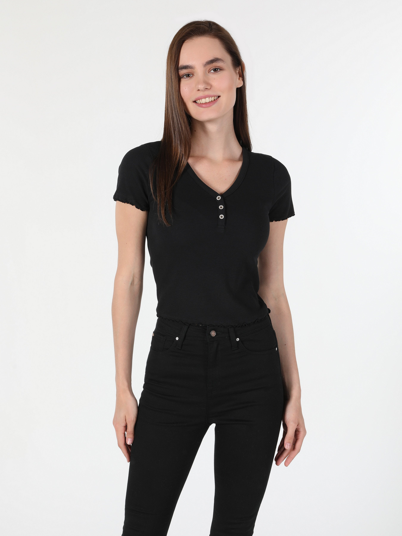 Футболка Colin’s модель CL1060447BLK Фото