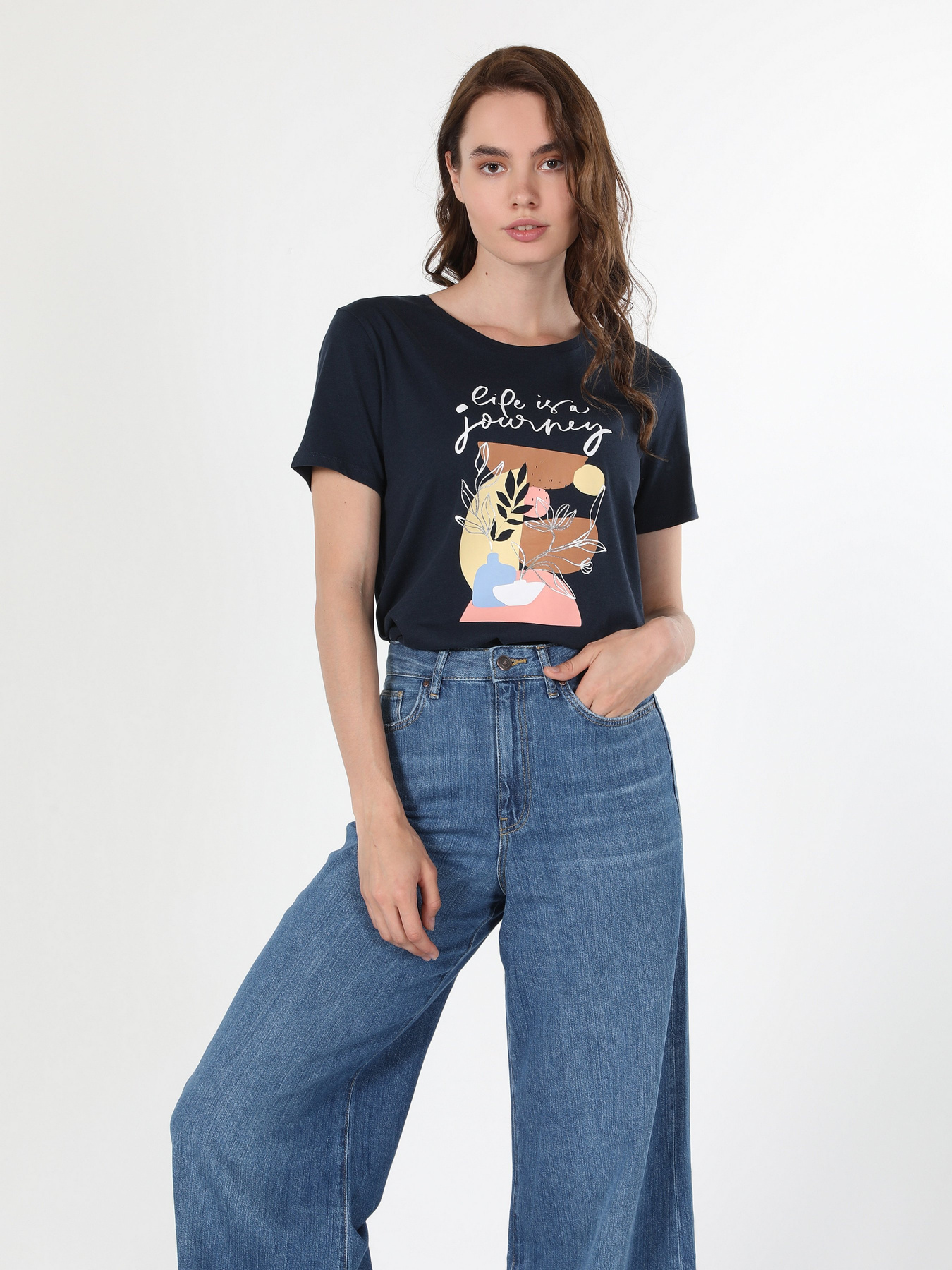 Футболка Colin’s модель CL1060453NAV Фото