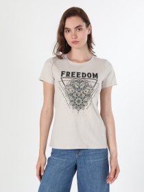 Футболка Colin’s модель CL1060505BEI Фото