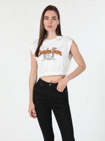 Футболка Colin’s модель CL1060563WHT Фото