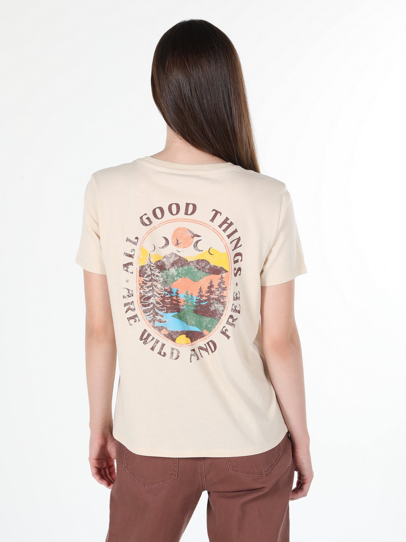 Футболка Colin’s модель CL1060573BEI Фото