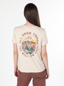 Футболка Colin’s модель CL1060573BEI Фото