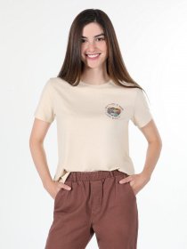 Футболка Colin’s модель CL1060573BEI Фото