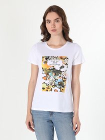 Футболка Colin’s модель CL1060603WHT Фото