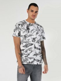 Футболка Colin’s модель CL1061147OFW Фото