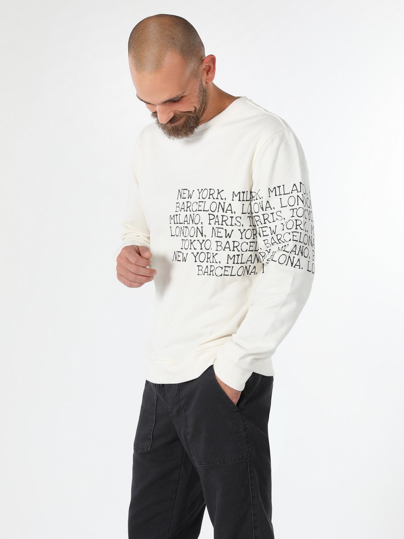 Свитшот Colin’s модель CL1061612OFW Фото