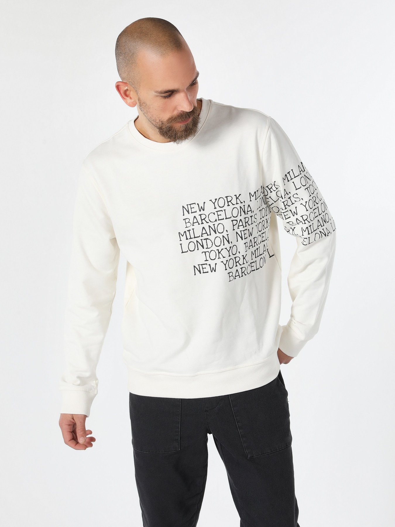 Свитшот Colin’s модель CL1061612OFW Фото