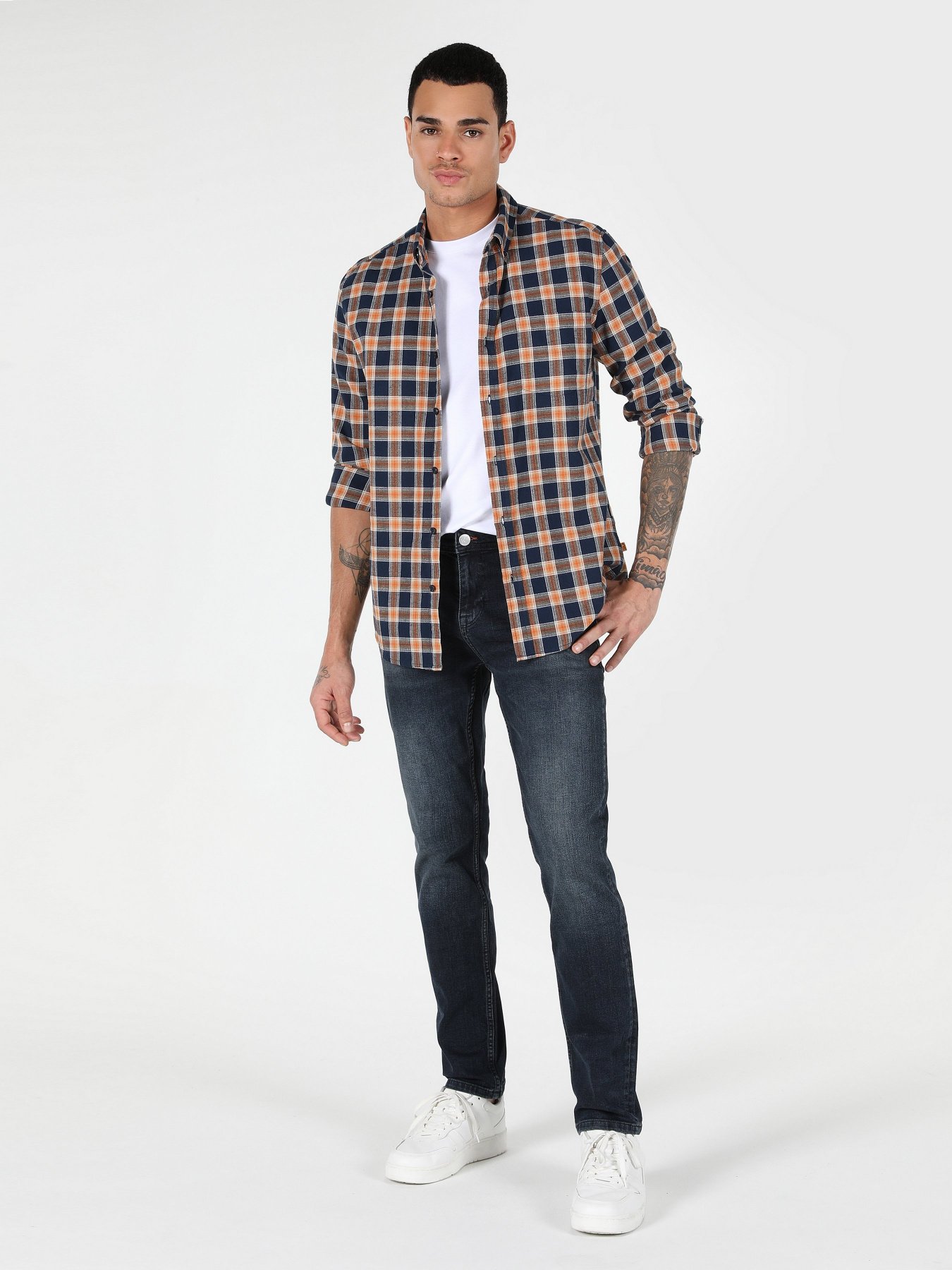 Рубашка повседневная Colin’s модель CL1061636NAV Фото