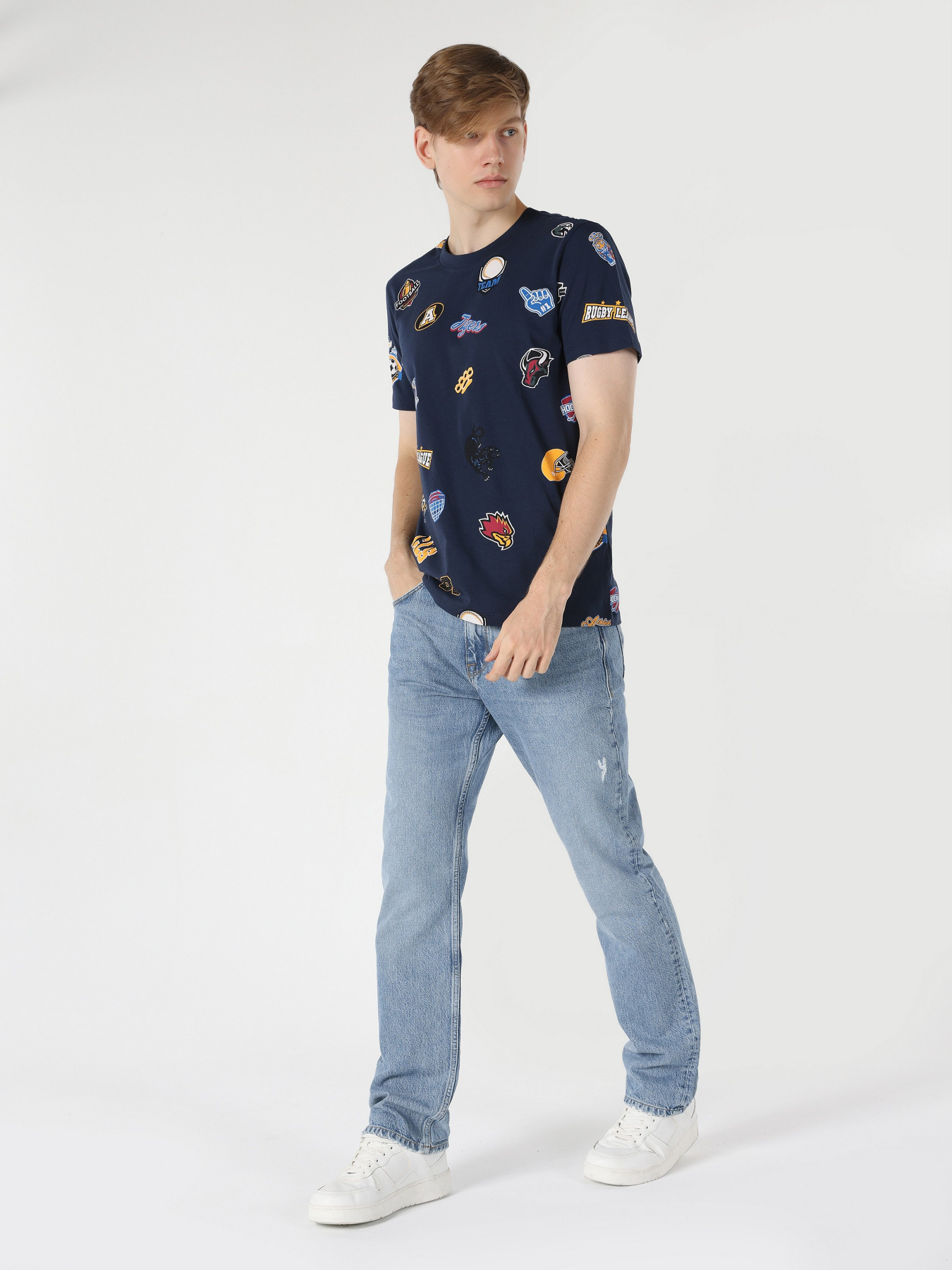 Футболка Colin’s модель CL1061638NAV Фото