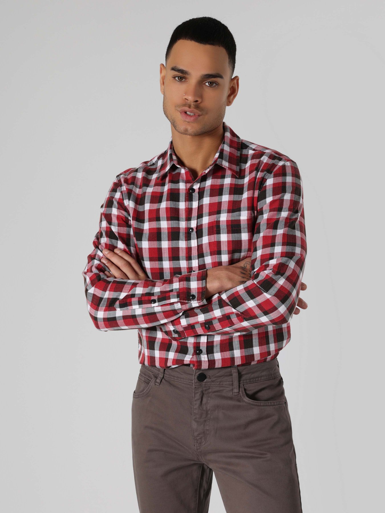 Сорочка Colin’s модель CL1061712RED Фото