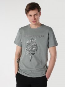 Футболка Colin’s модель CL1061730GRA Фото