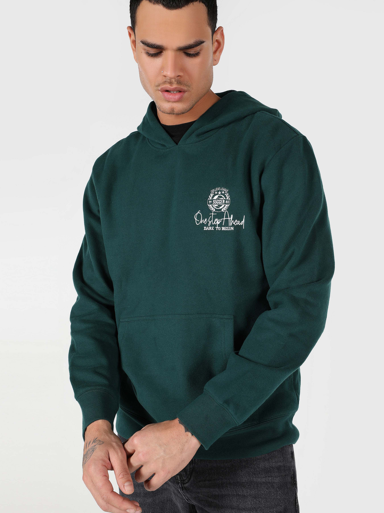 Худи Colin’s модель CL1061754GRE Фото