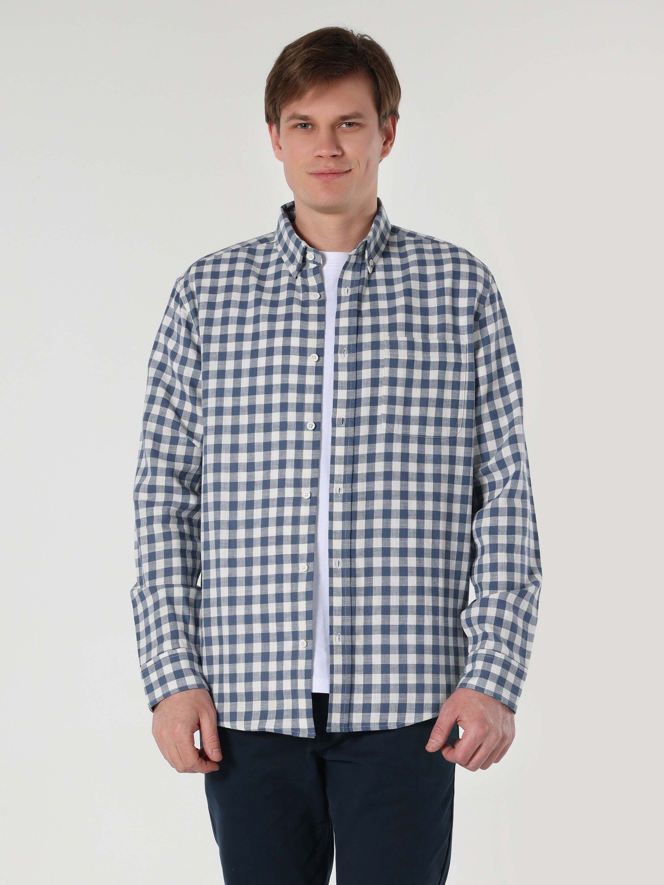 Сорочка Colin’s модель CL1061786BLE Фото