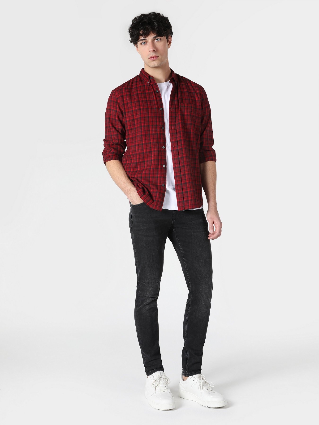 Сорочка Colin’s модель CL1061788RED Фото