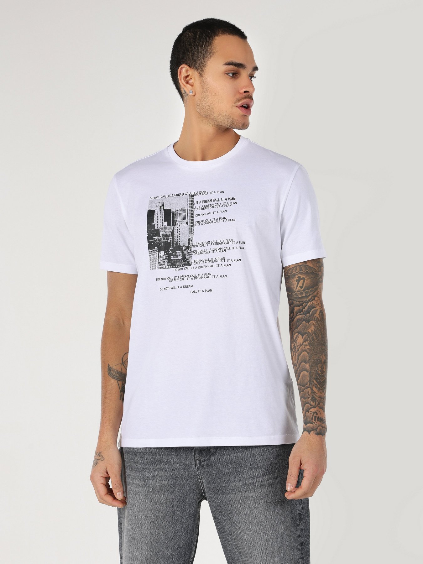 Футболка Colin’s модель CL1061808WHT Фото