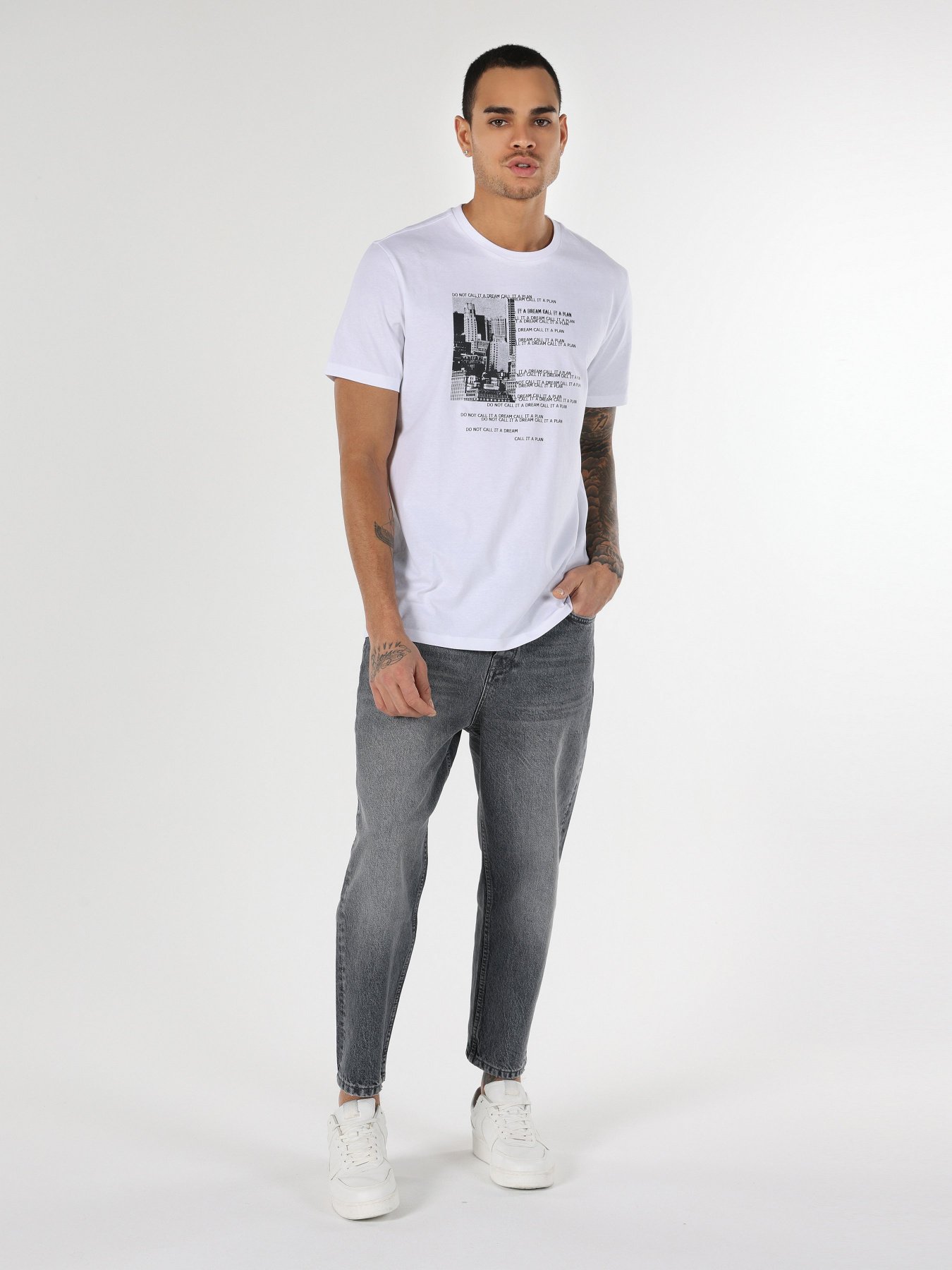 Футболка Colin’s модель CL1061808WHT Фото