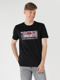 Футболка Colin’s модель CL1061824BLK Фото