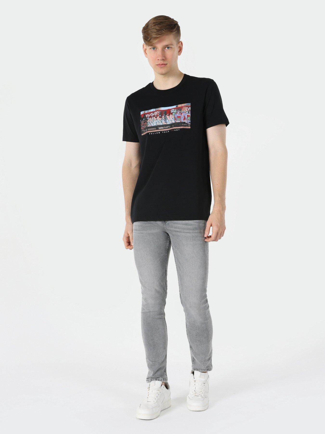 Футболка Colin’s модель CL1061824BLK Фото