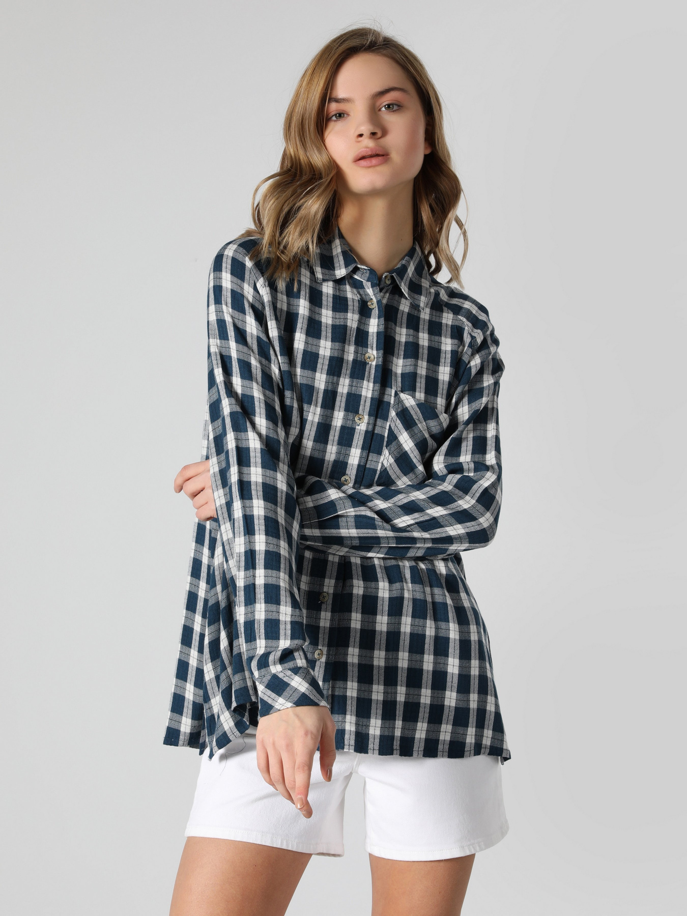 Рубашка повседневная Colin’s модель CL1061866NAV Фото