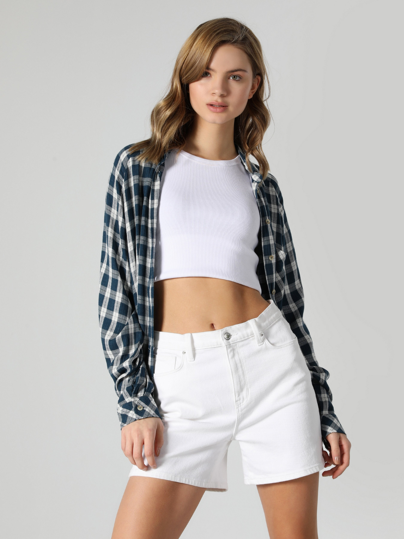 Рубашка повседневная Colin’s модель CL1061866NAV Фото