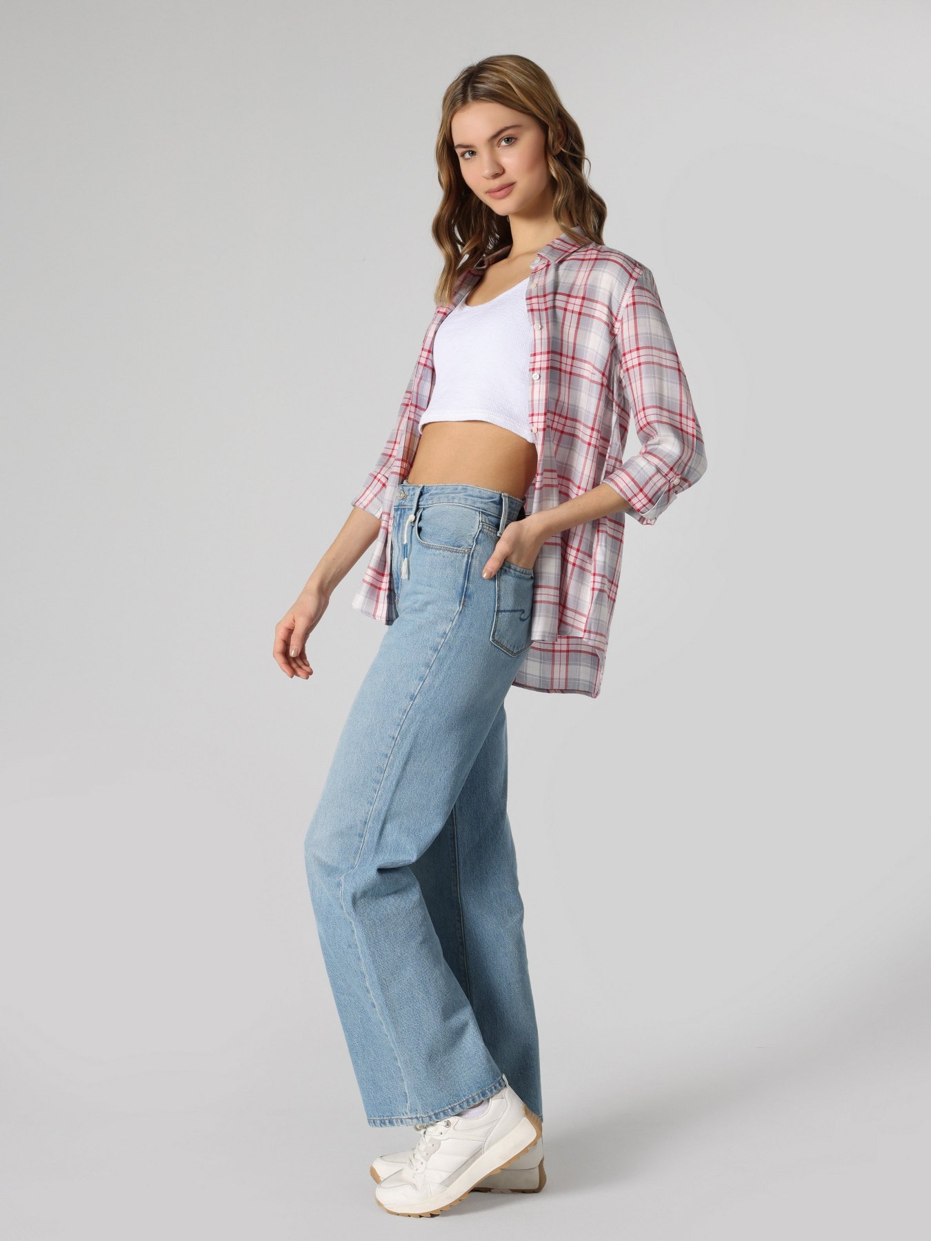 Рубашка повседневная Colin’s модель CL1061883GRA Фото