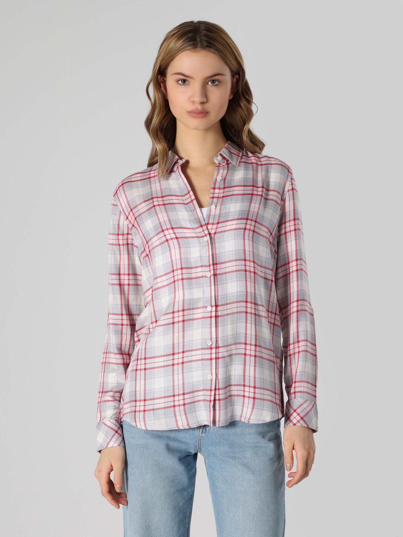 Рубашка повседневная Colin’s модель CL1061883GRA Фото