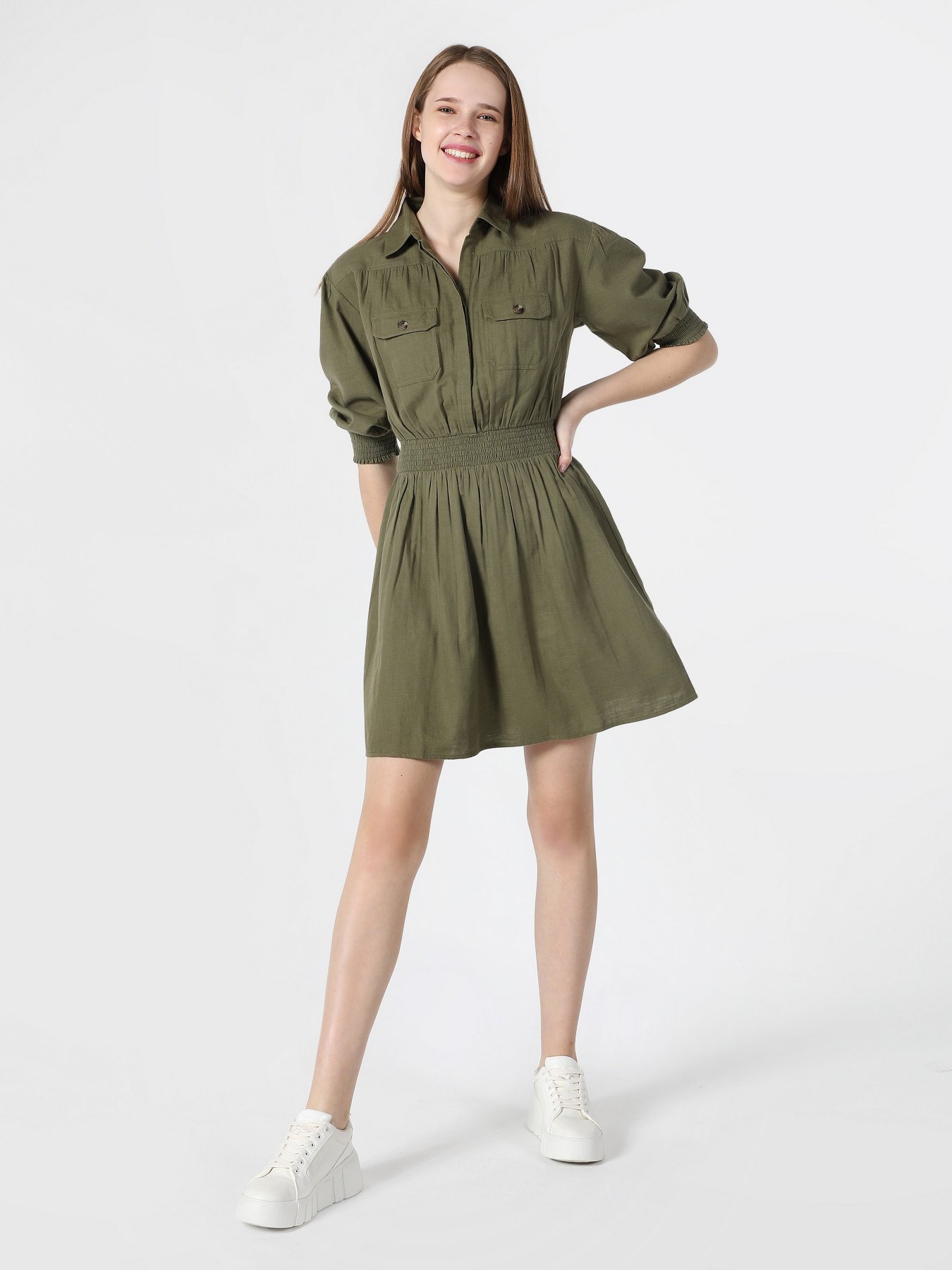 Платье мини Colin’s модель CL1061890KHA Фото