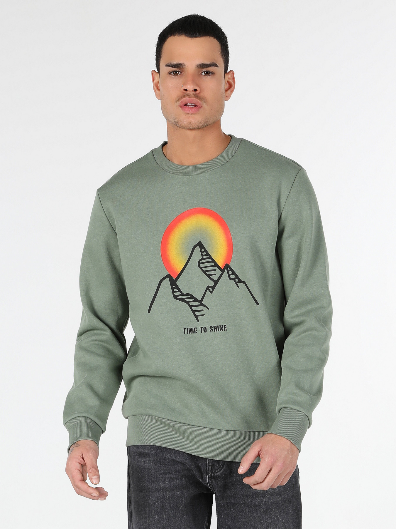 Свитшот Colin’s модель CL1061898FGR Фото