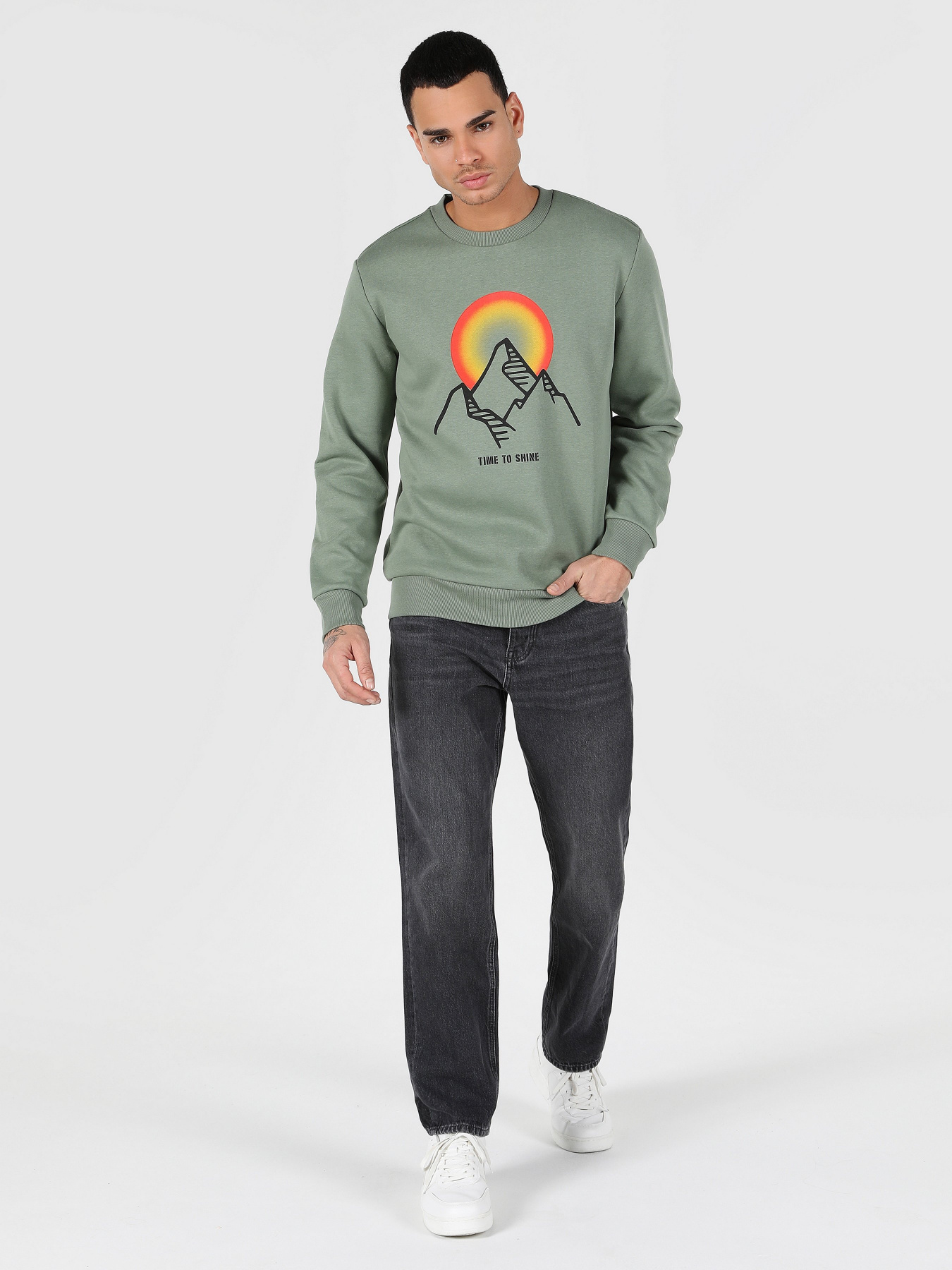 Світшот Colin’s модель CL1061898FGR Фото