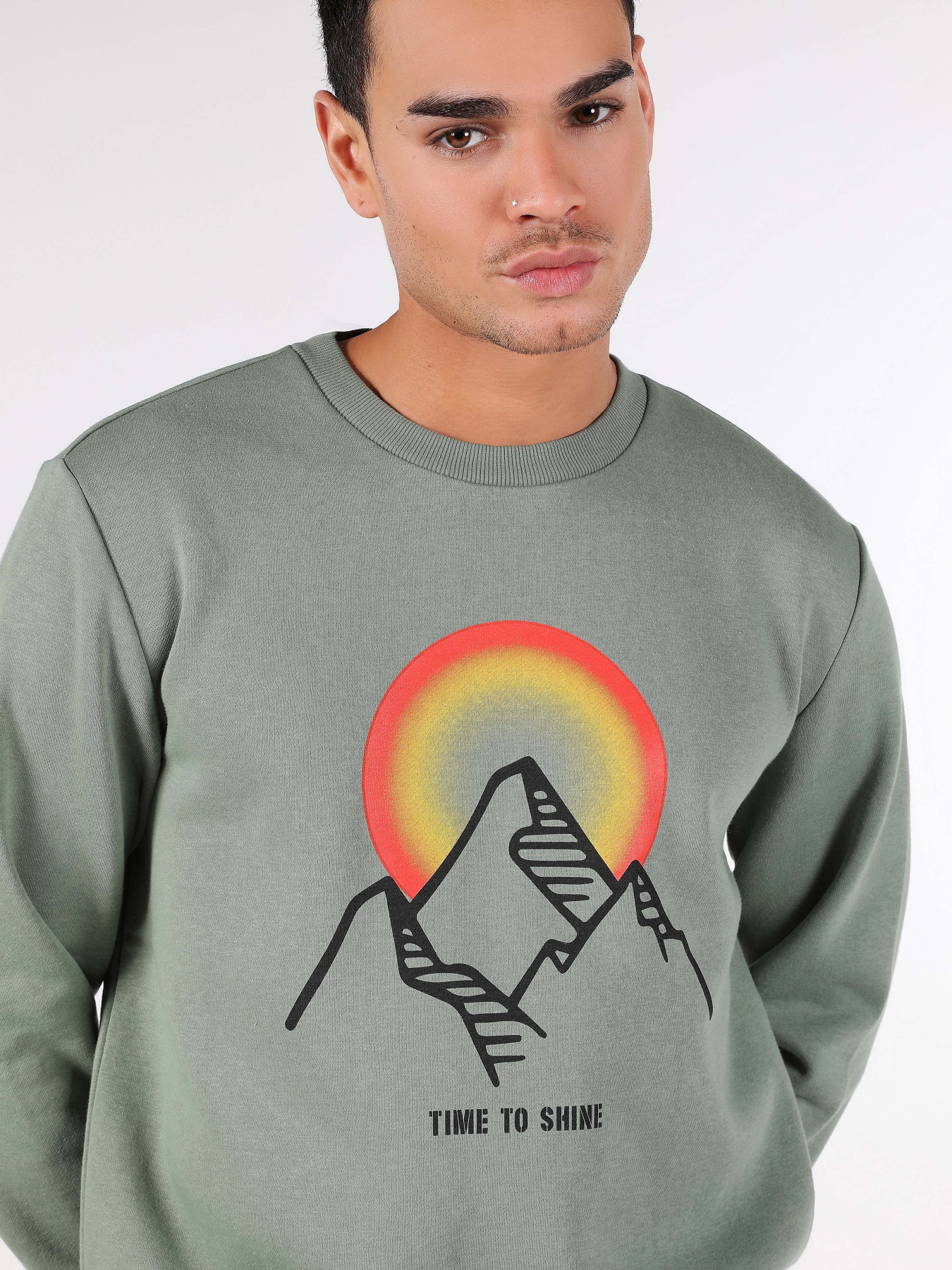 Світшот Colin’s модель CL1061898FGR Фото