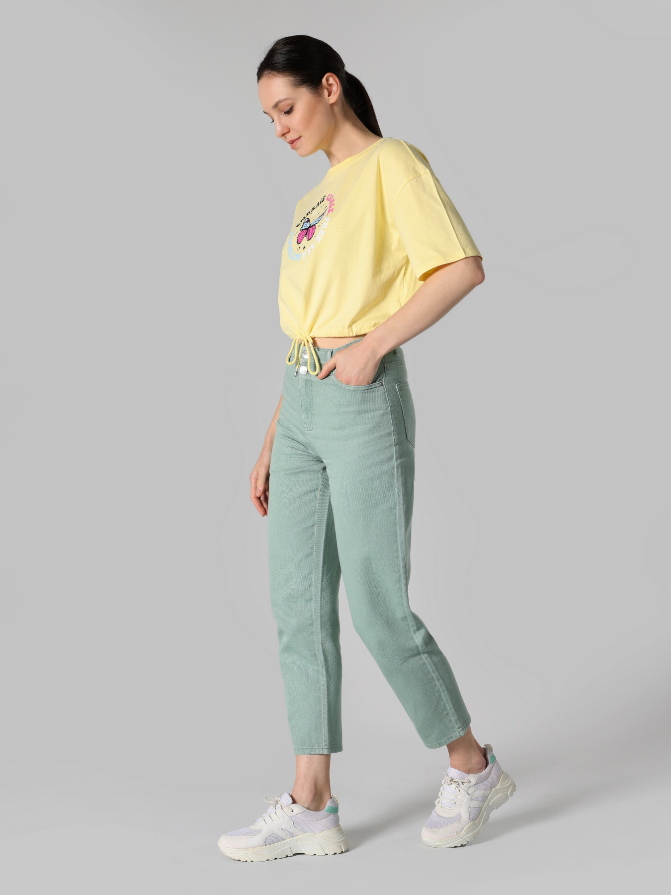 Джинсы мом Colin’s модель CL1062118MGR Фото