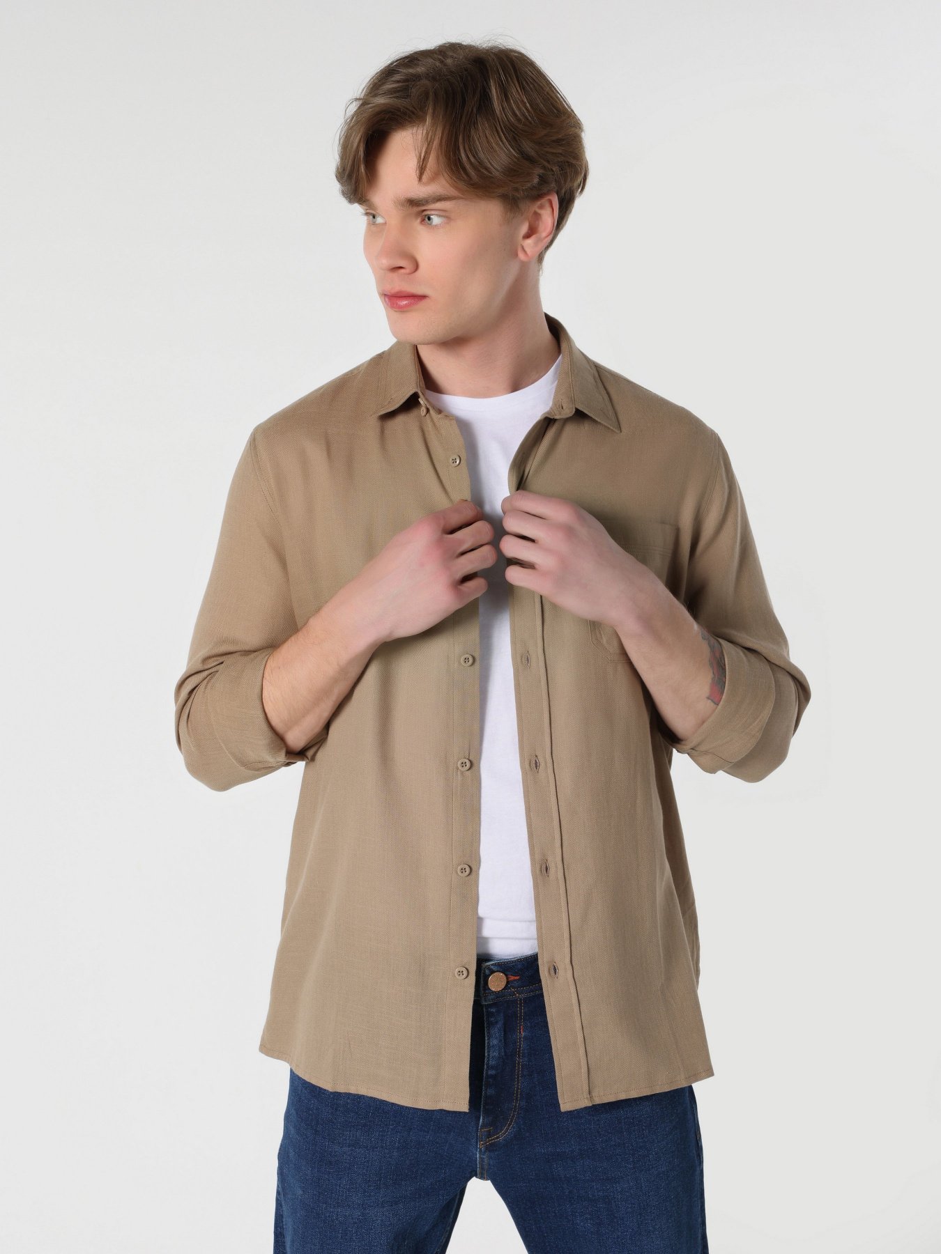 Рубашка Colin’s модель CL1062133BEI Фото