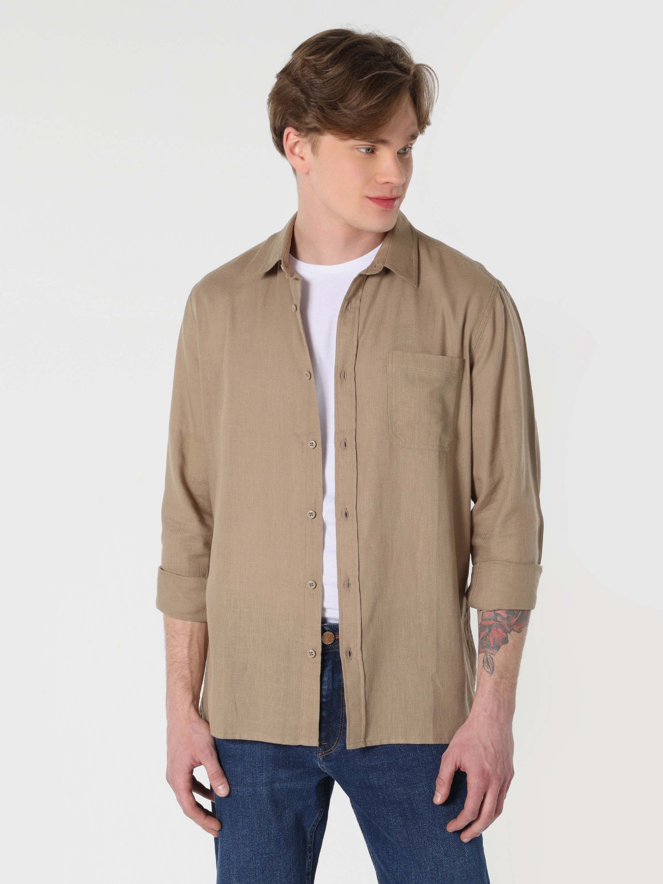 Рубашка Colin’s модель CL1062133BEI Фото