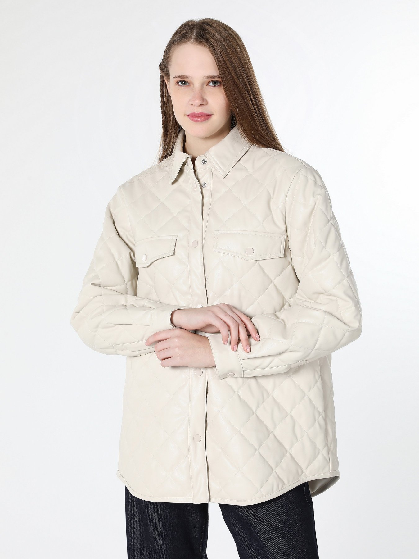 Демисезонная куртка Colin’s модель CL1062214BEI Фото