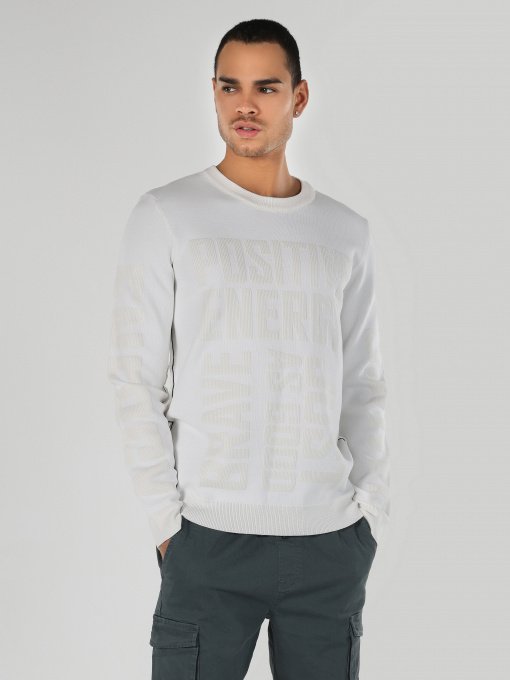 Джемпер Colin’s модель CL1062328WHT Фото