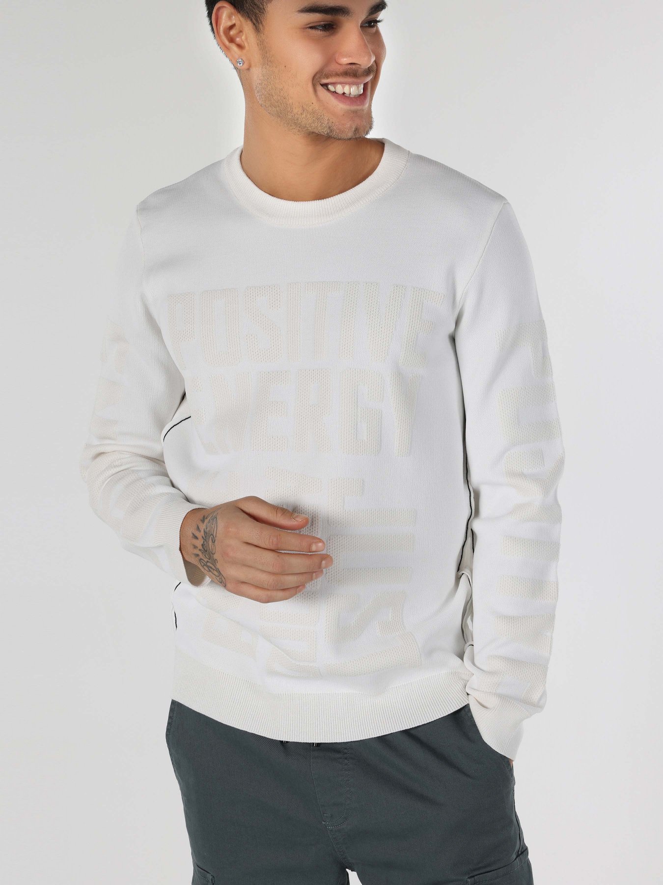 Джемпер Colin’s модель CL1062328WHT Фото