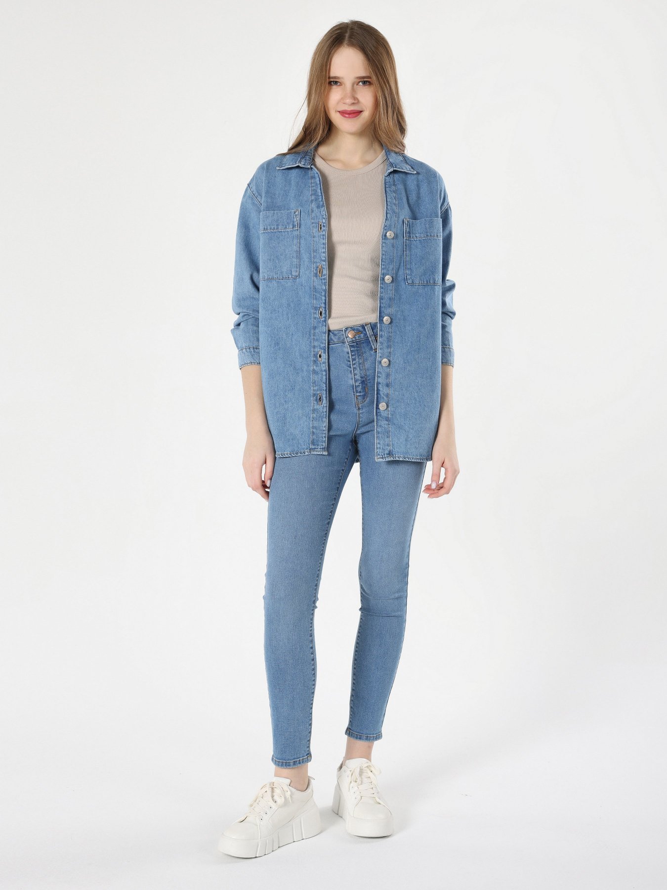 Сорочка повсякденна Colin’s модель CL1062334DN42414 Сорочка повсякденна Colin’s модель CL1062334DN42414 Фото