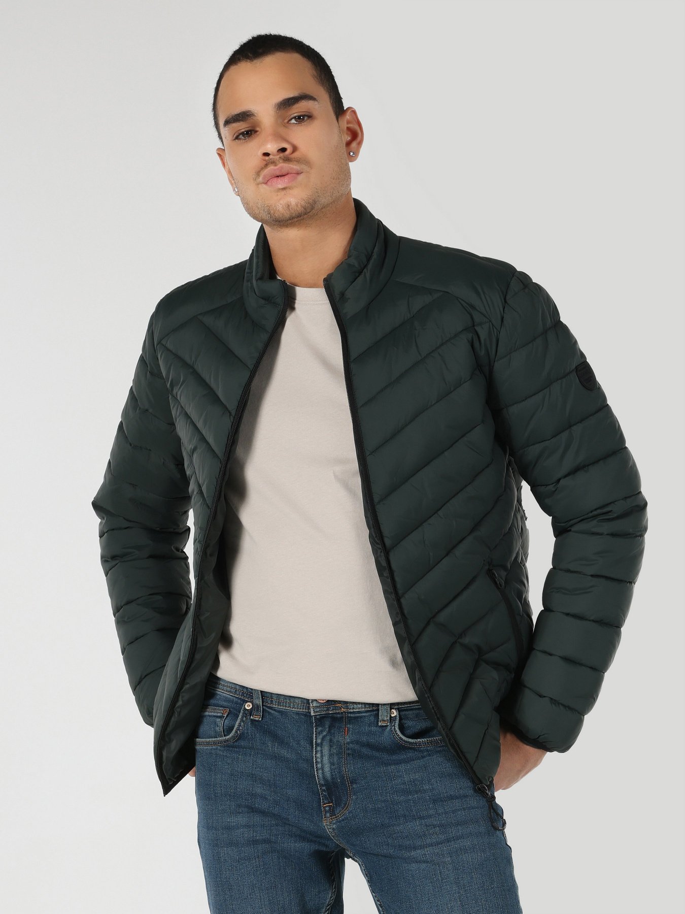 Демисезонная куртка Colin’s модель CL1062510GRE Фото